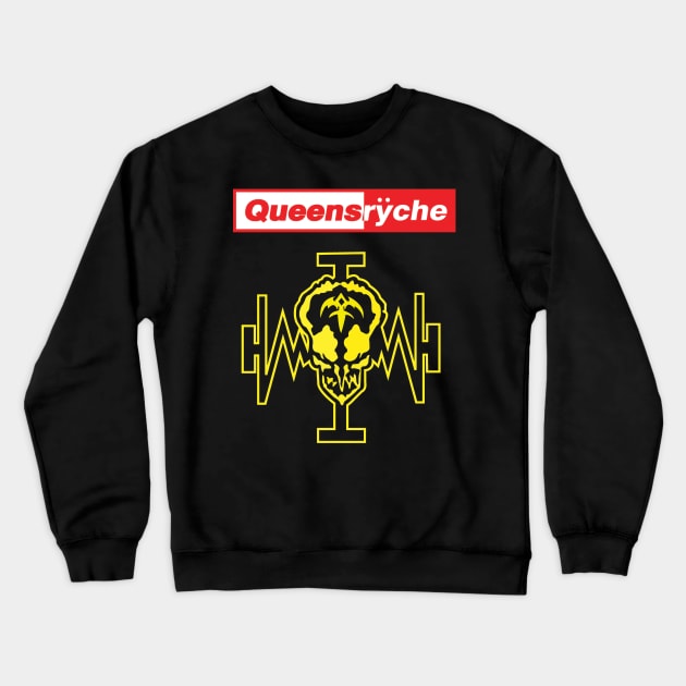 Qsryche Crewneck Sweatshirt by Never Ending Radical Dude